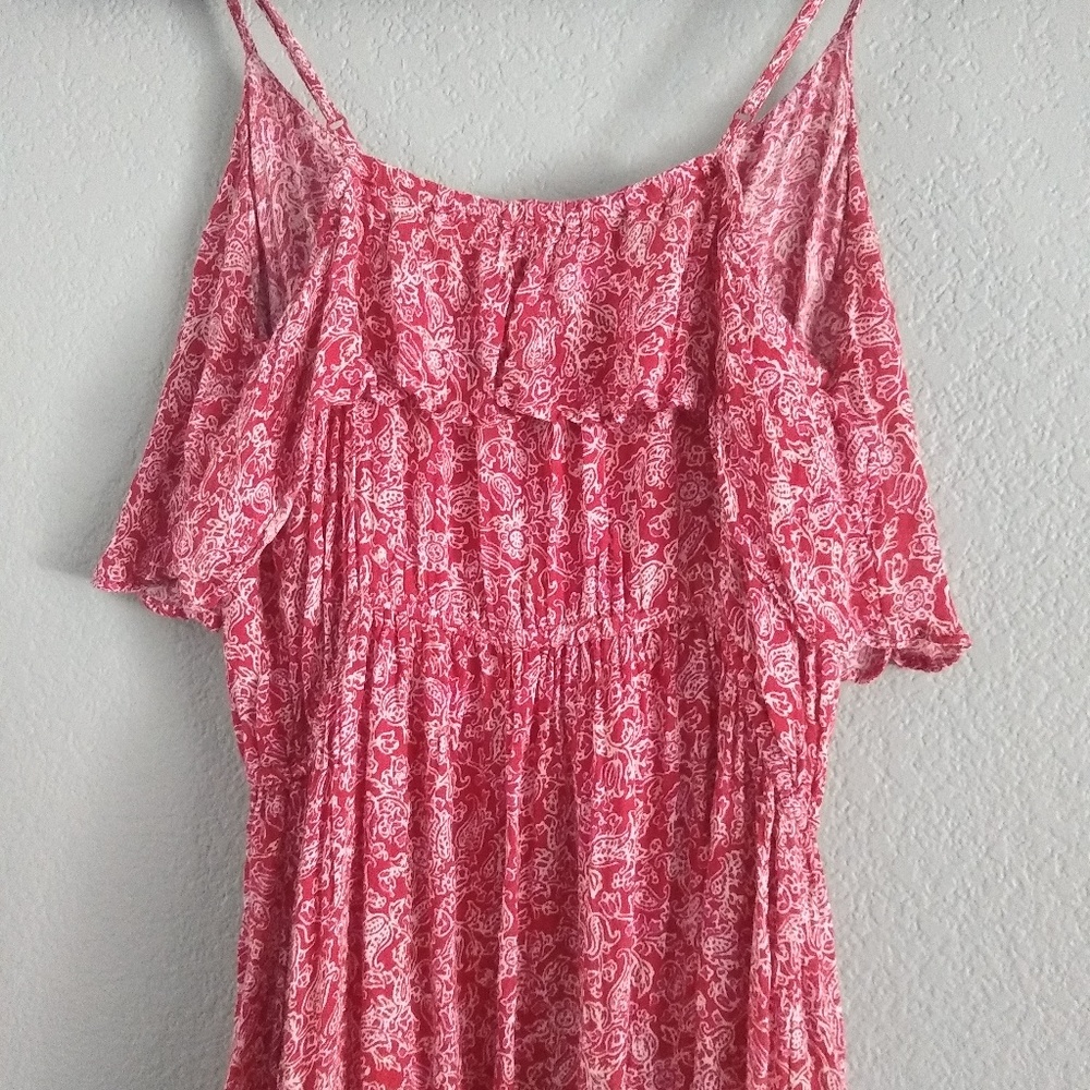 Red Patterned Dress - Picture 6 of 6
